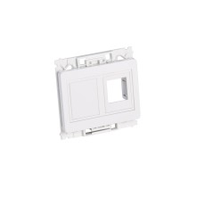 Lanview Wall Plate 2 x Keystone - High-Quality, Versatile - LVN126160